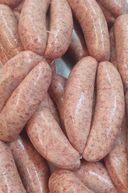 Beef Manuka Honey & Hickory GF Sausages 475gms
