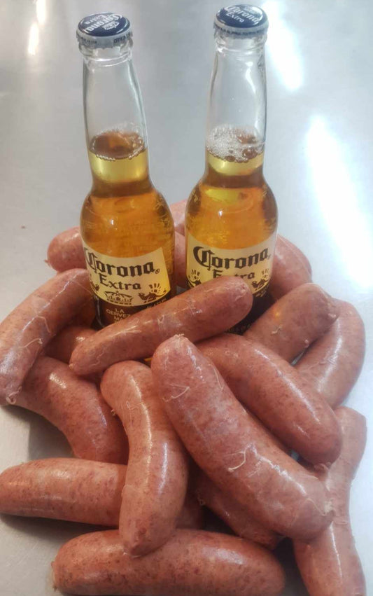Beef Corona Beer Sausages 475gm